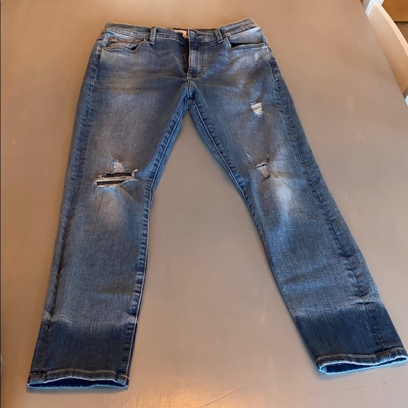 m1858 NY Highrise Ankle two-toned skinny jeans - Picture 5 of 7